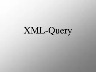 XML-Query