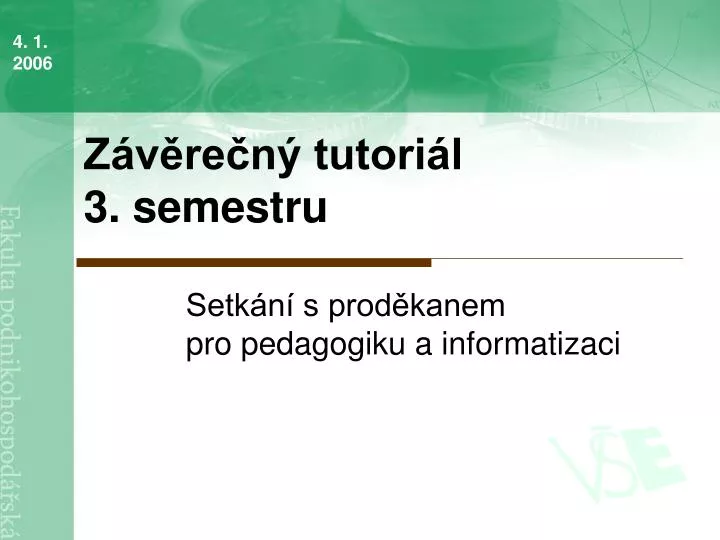 z v re n tutori l 3 semestru