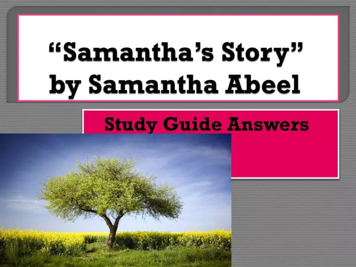 samantha s story by samantha abeel