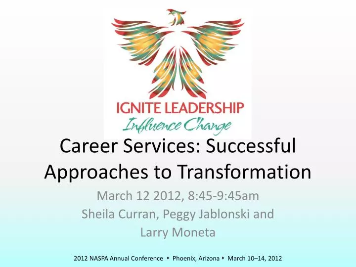 career services successful approaches to transformation