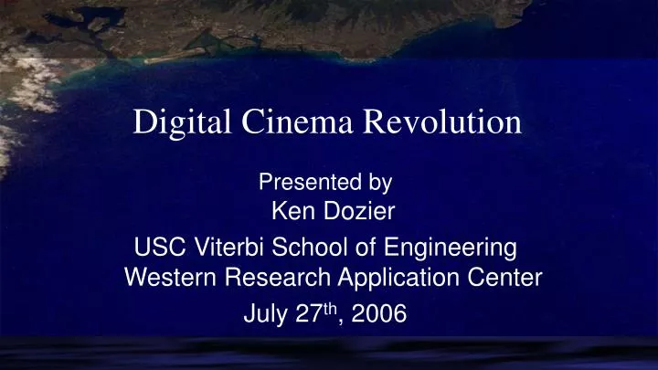 digital cinema revolution
