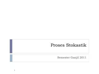 proses stokastik