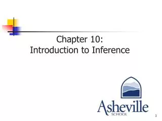 Chapter 10: Introduction to Inference