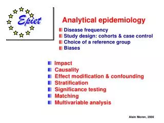Analytical epidemiology