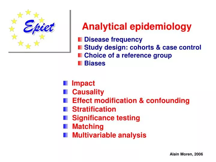 analytical epidemiology