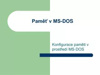 pam v ms dos