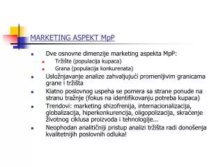 marketing aspekt mpp
