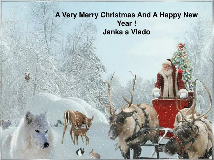 a very merry christmas and a happy new year janka a vlado