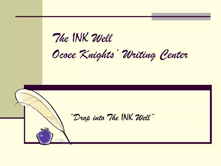 the ink well ocoee knights writing center