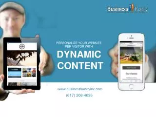 PERSONALIZE YOUR WEBSITE PER VISITOR WITH DYNAMIC CONTENT