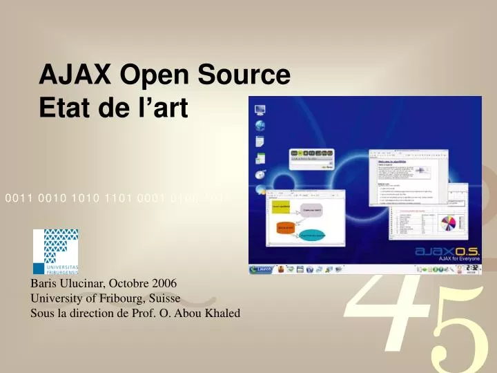 ajax open source etat de l art