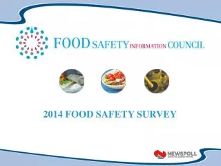 2014 FOOD SAFETY SURVEY