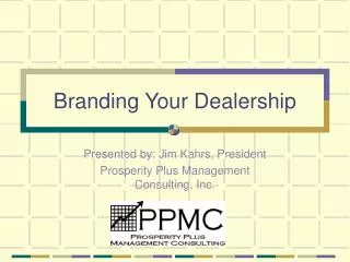 Branding Your Dealership