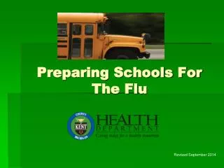 Preparing Schools For The Flu