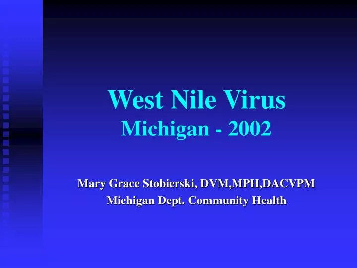 west nile virus michigan 2002