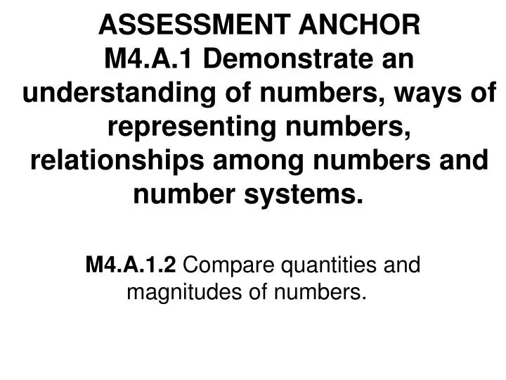 m4 a 1 2 compare quantities and magnitudes of numbers