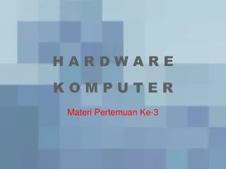 h a r d w a r e k o m p u t e r