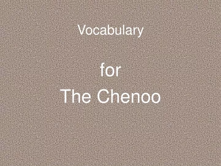 vocabulary