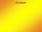 Countdown - slide 1