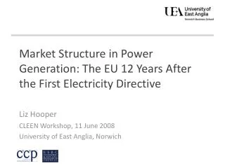 Market Structure in Power Generation: The EU 12 Years After the First Electricity Directive