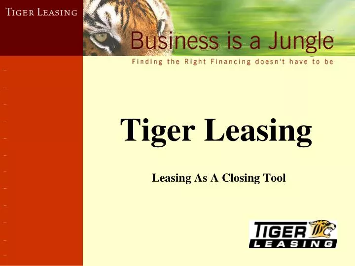 tiger leasing