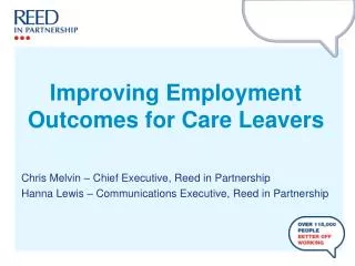 Improving Employment Outcomes for Care Leavers