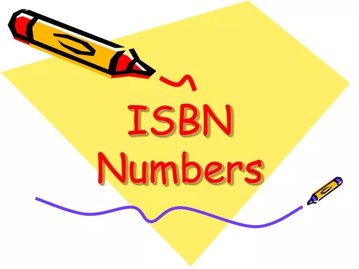 isbn numbers