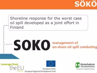 Shoreline response for the worst case oil spill developed as a joint effort in Finland