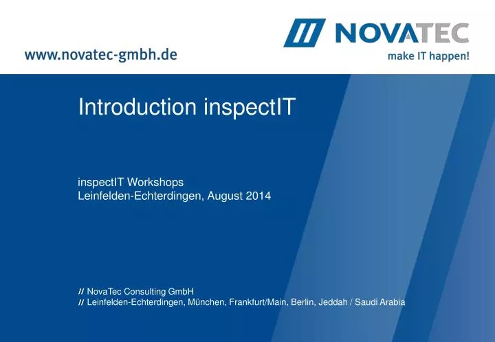 introduction inspectit