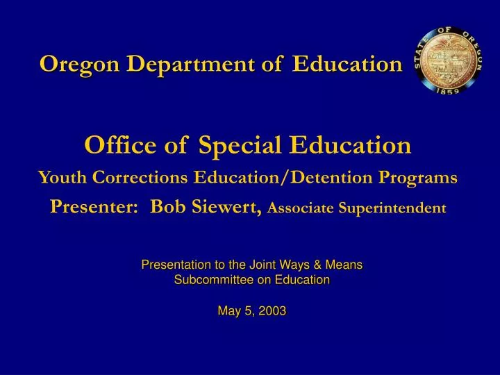 oregon department of education strategic plan