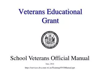 Veterans Educational Grant