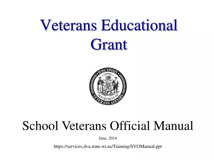 veterans educational grant
