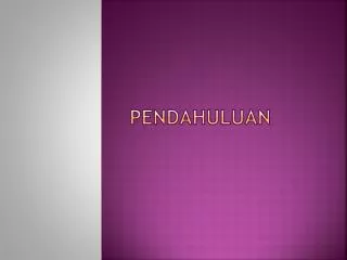 pendahuluan