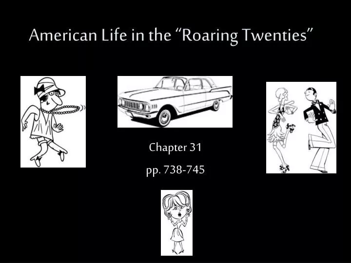 american life in the roaring twenties