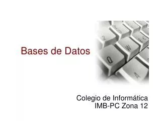 bases de datos