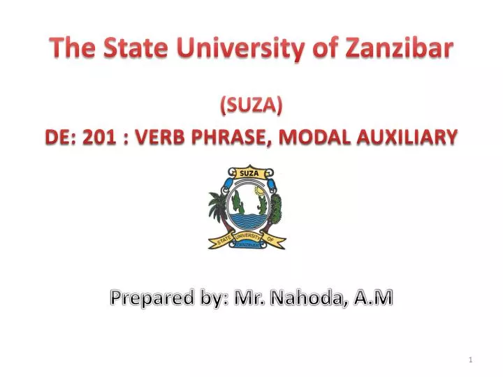 the state university of zanzibar