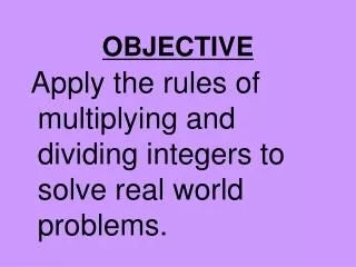 objective