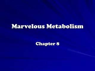 Marvelous Metabolism