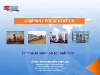 COMPANY PRESENTATION