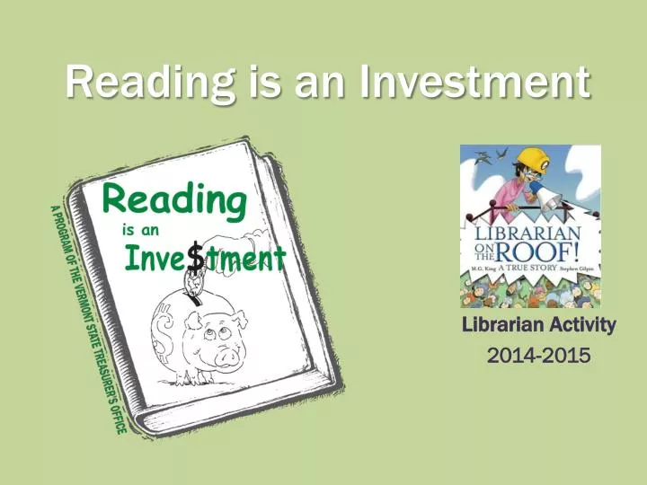 reading is an investment