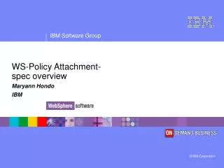 WS-Policy Attachment- spec overview