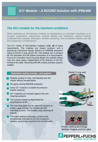 The AS-i module for the harshest conditions