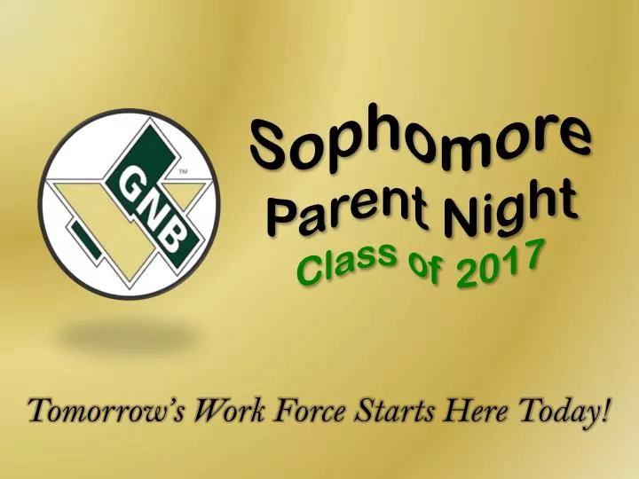 sophomore parent night class of 2017