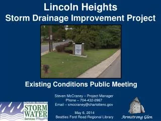Lincoln Heights Storm Drainage Improvement Project