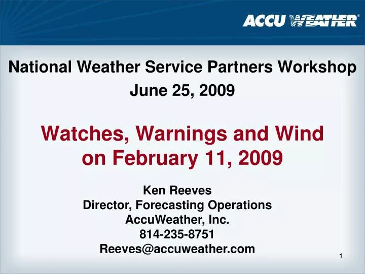 watches warnings and wind on february 11 2009