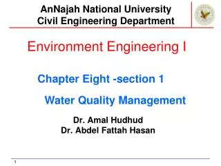 environment engineering i