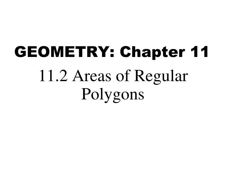 geometry chapter 11