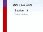 Section 1.3 - slide 1