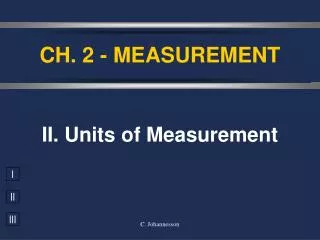 ch 2 measurement