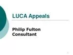 LUCA Appeals Process: Guidelines & Support for an Effective Address List Improvement - slide 1